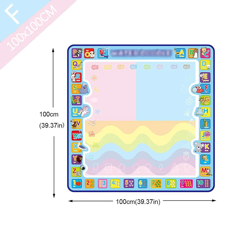 Tapete Mágico - Tapete para desenho com canetas de água [DESPERTA A CRIATIVIDADE DAS CRIANÇAS COM DIVERSÃO]